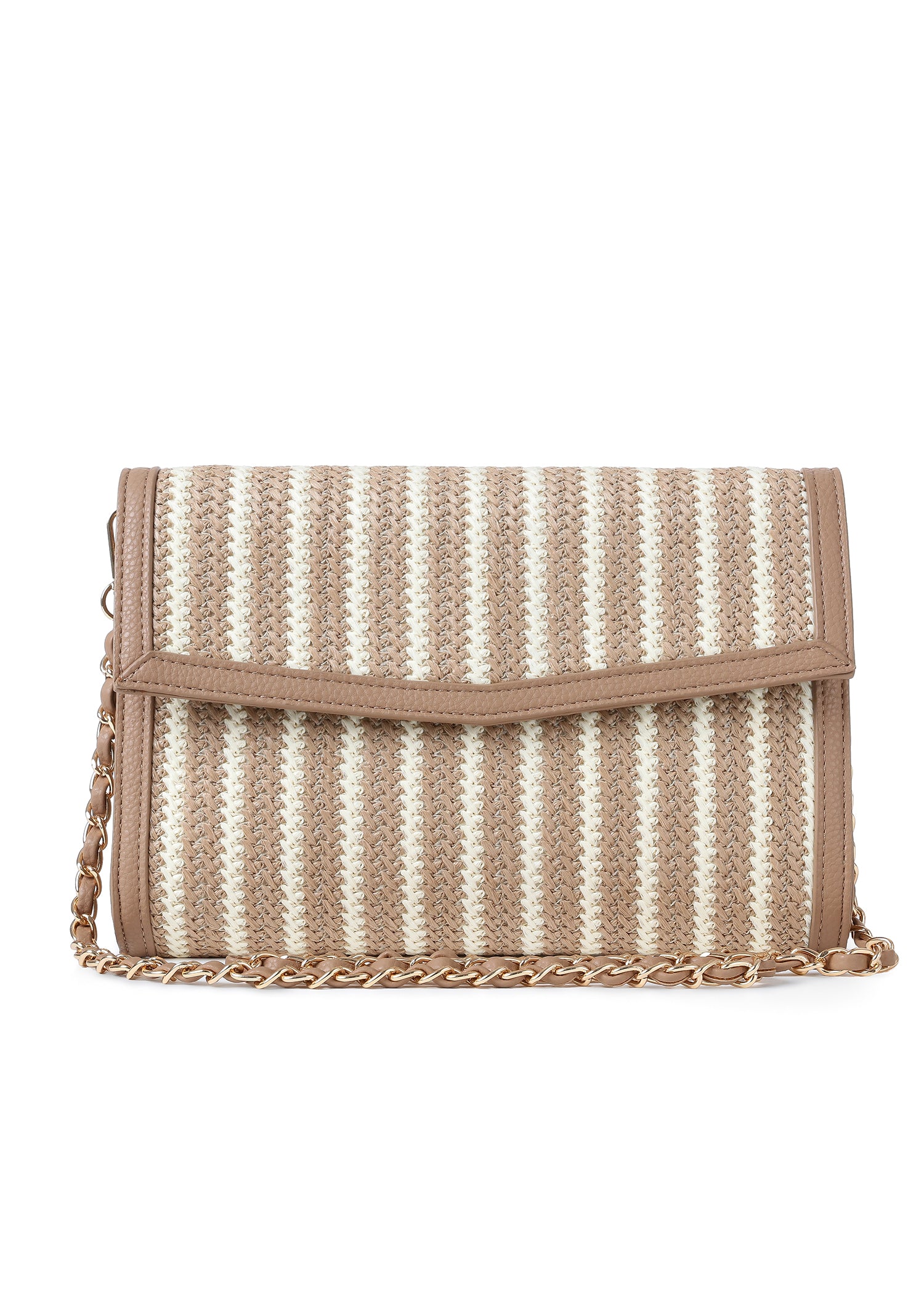 Beth Capri Raffia Clutch