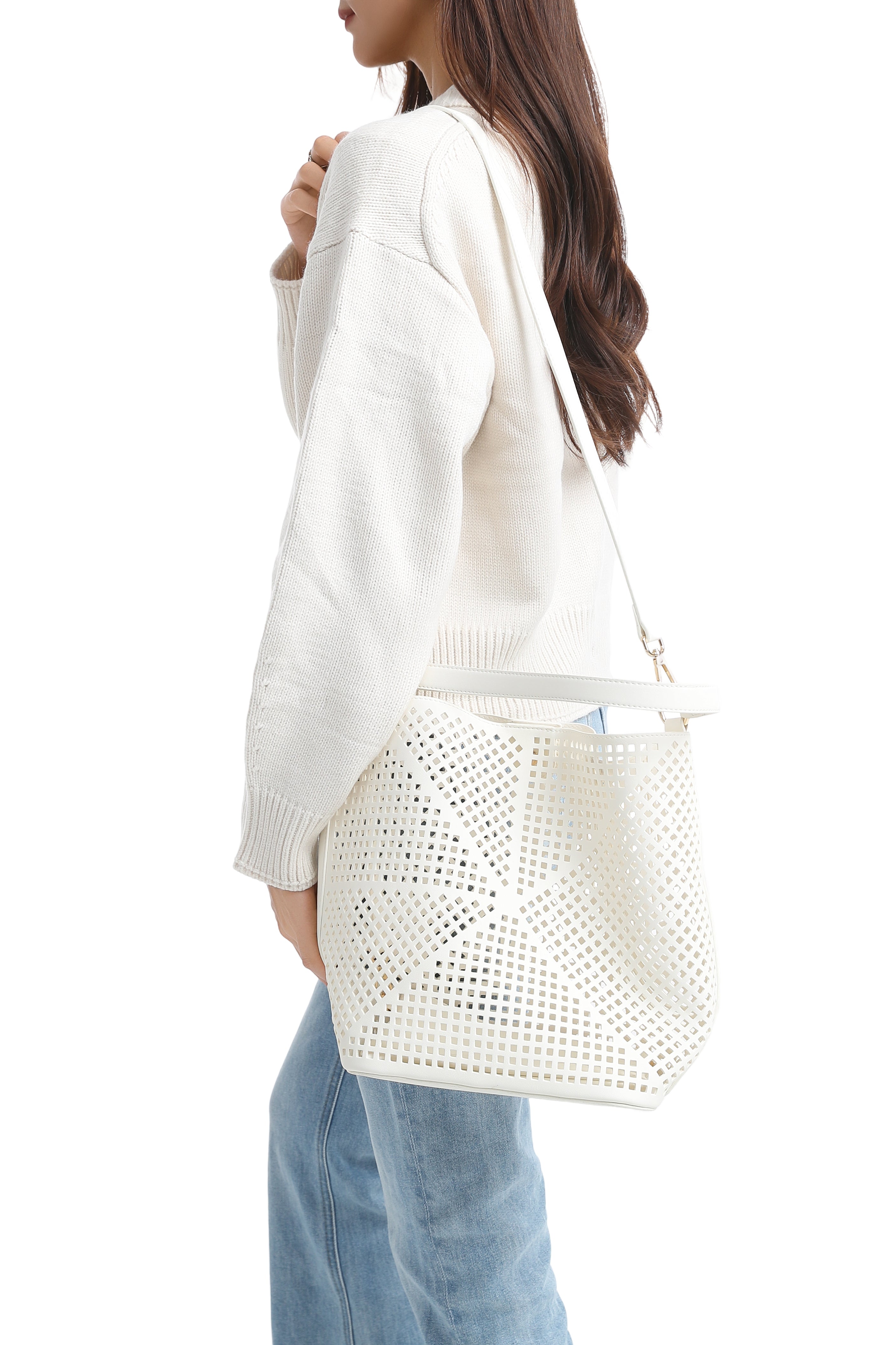 Celine Ivory Shoulder Bag