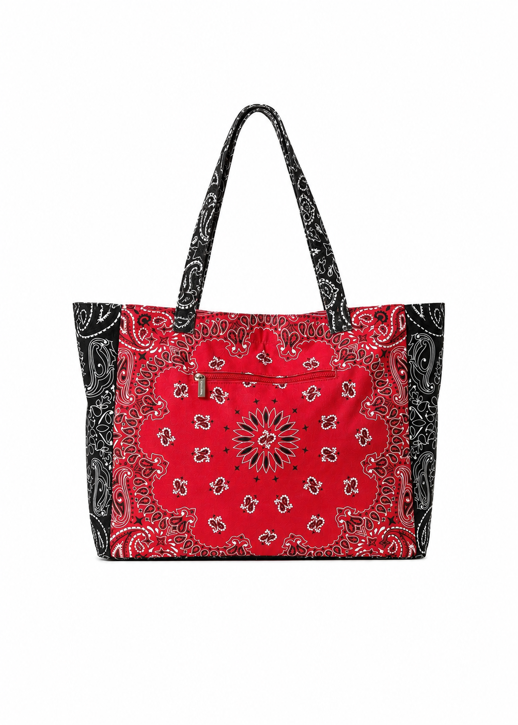 Bailey Red/Black Bandana Tote
