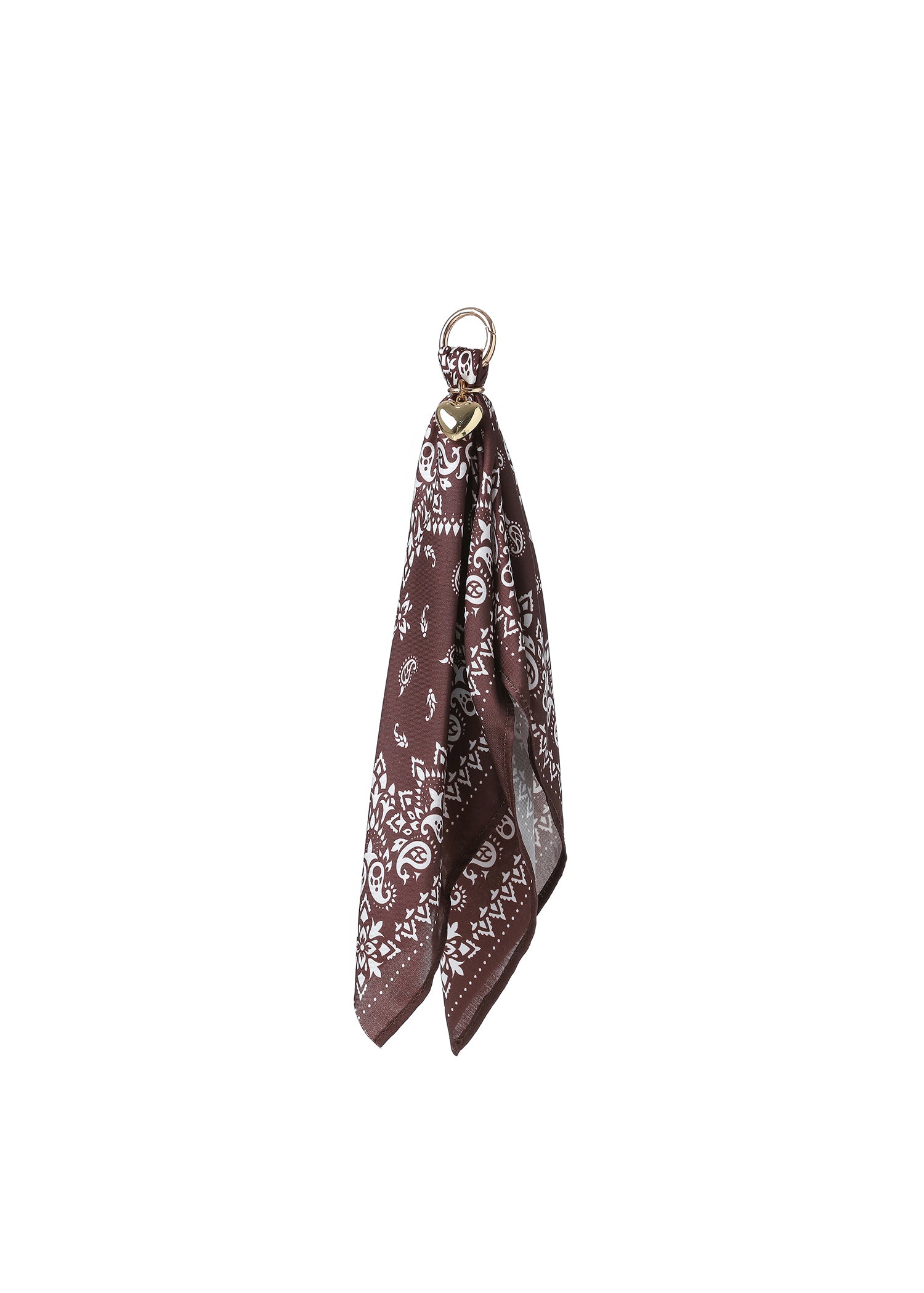 Romy Bandana Bag Charm Chocolate