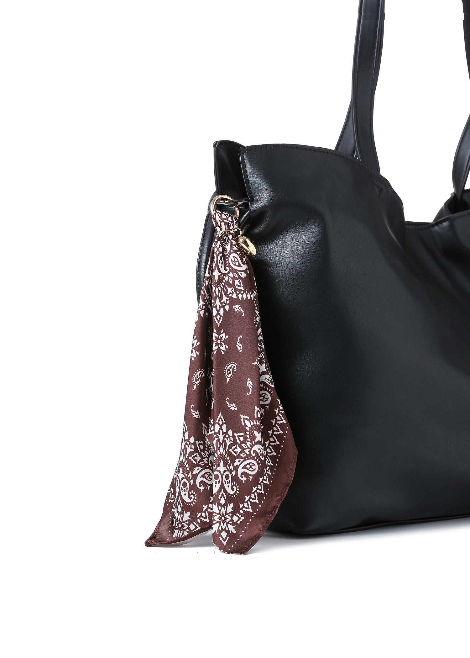 Romy Bandana Bag Charm Chocolate