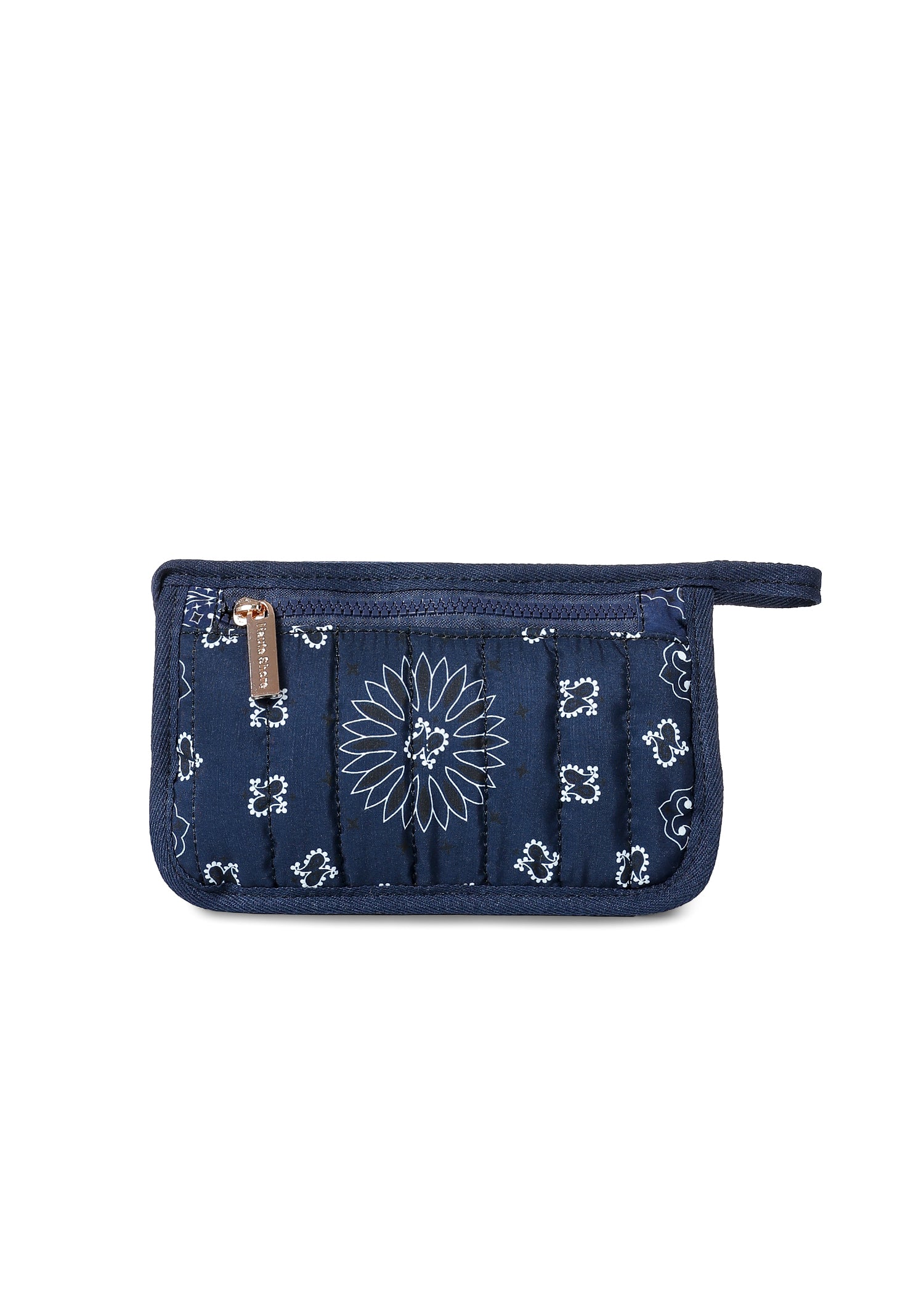 Demi Navy Bandana Pouch