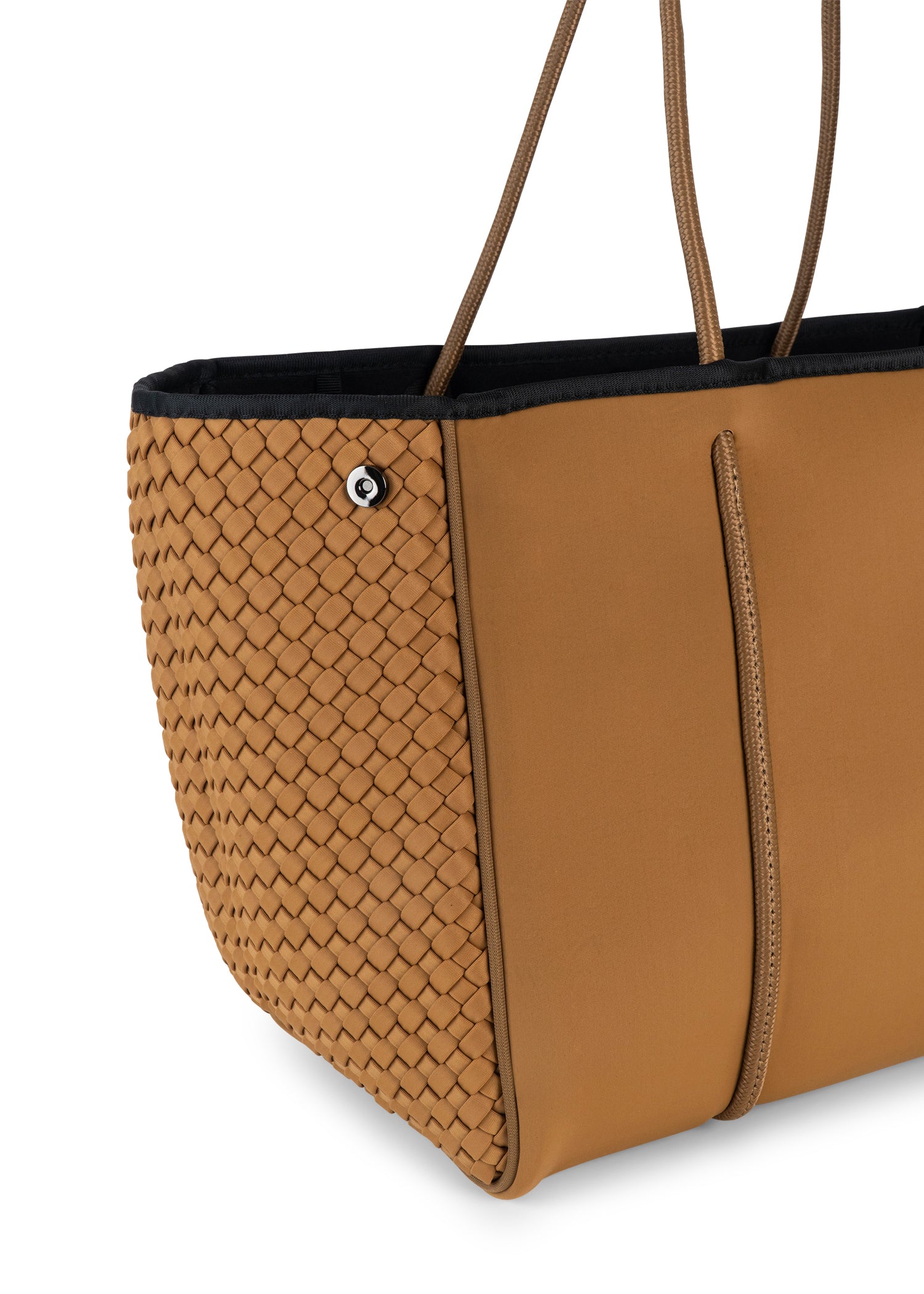 Greyson Camel Woven Neoprene Tote