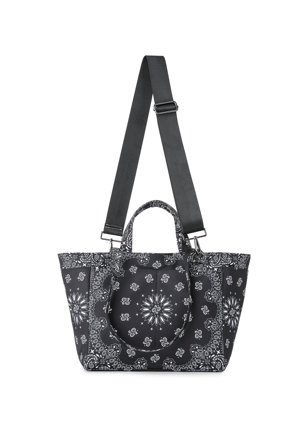 Hayden Black Bandana Tote