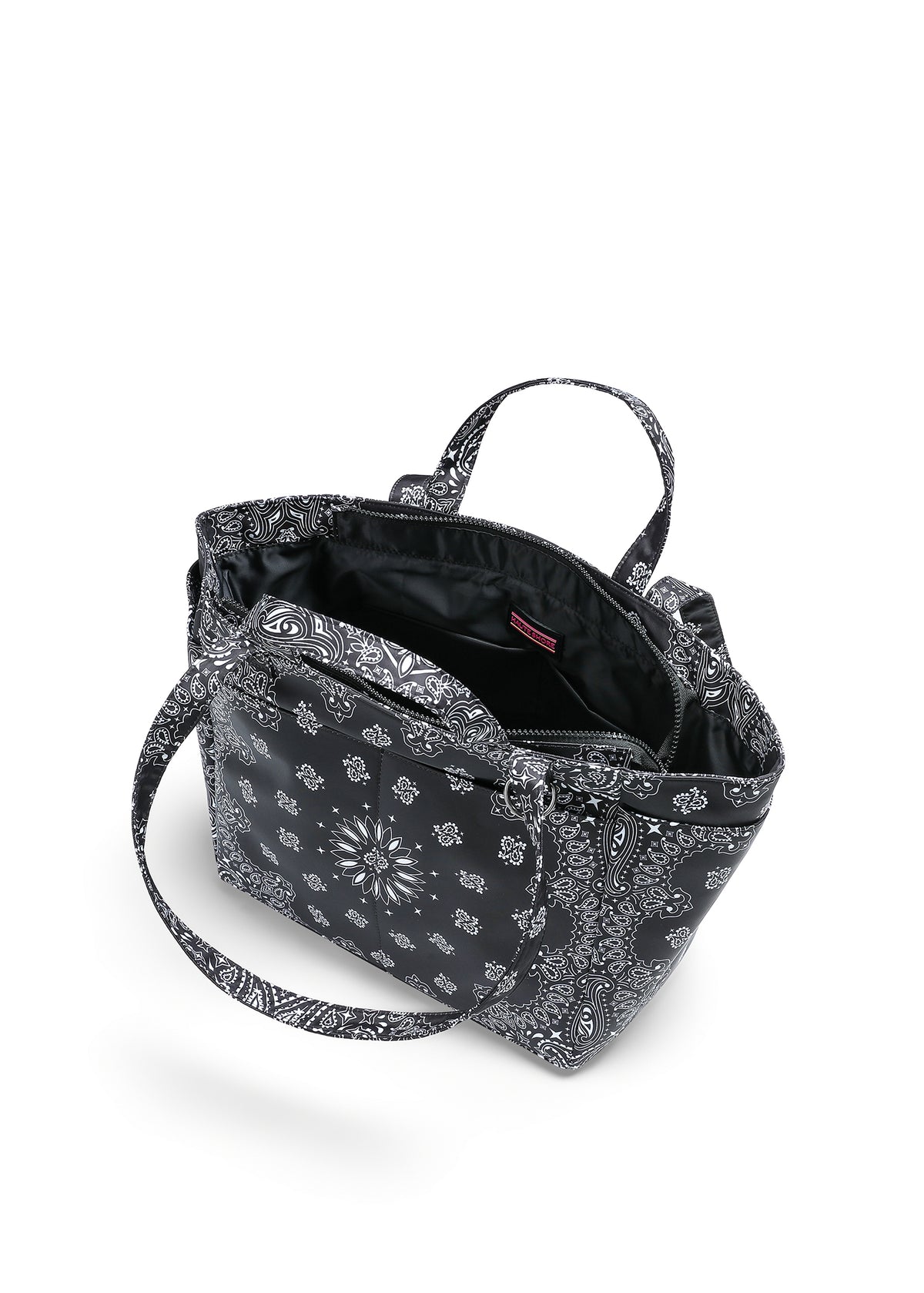 Hayden Black Bandana Tote