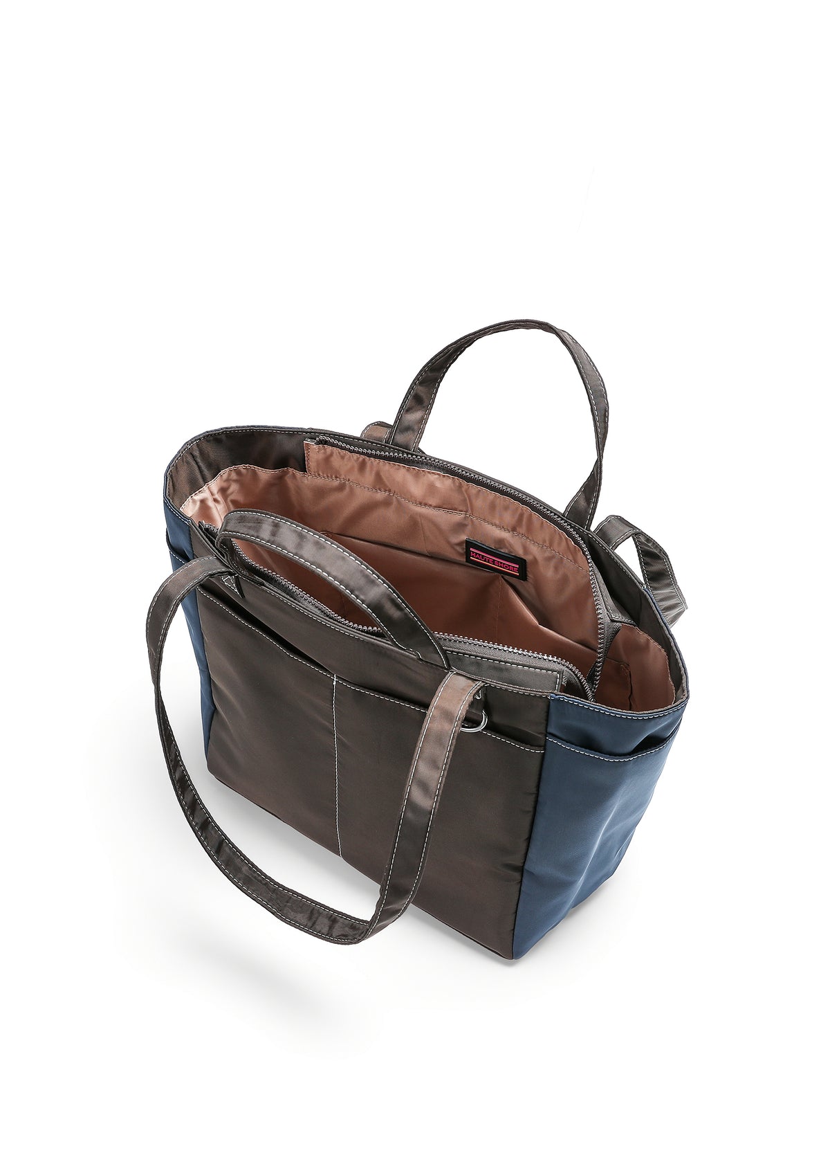 Hayden Brown/Navy Tote