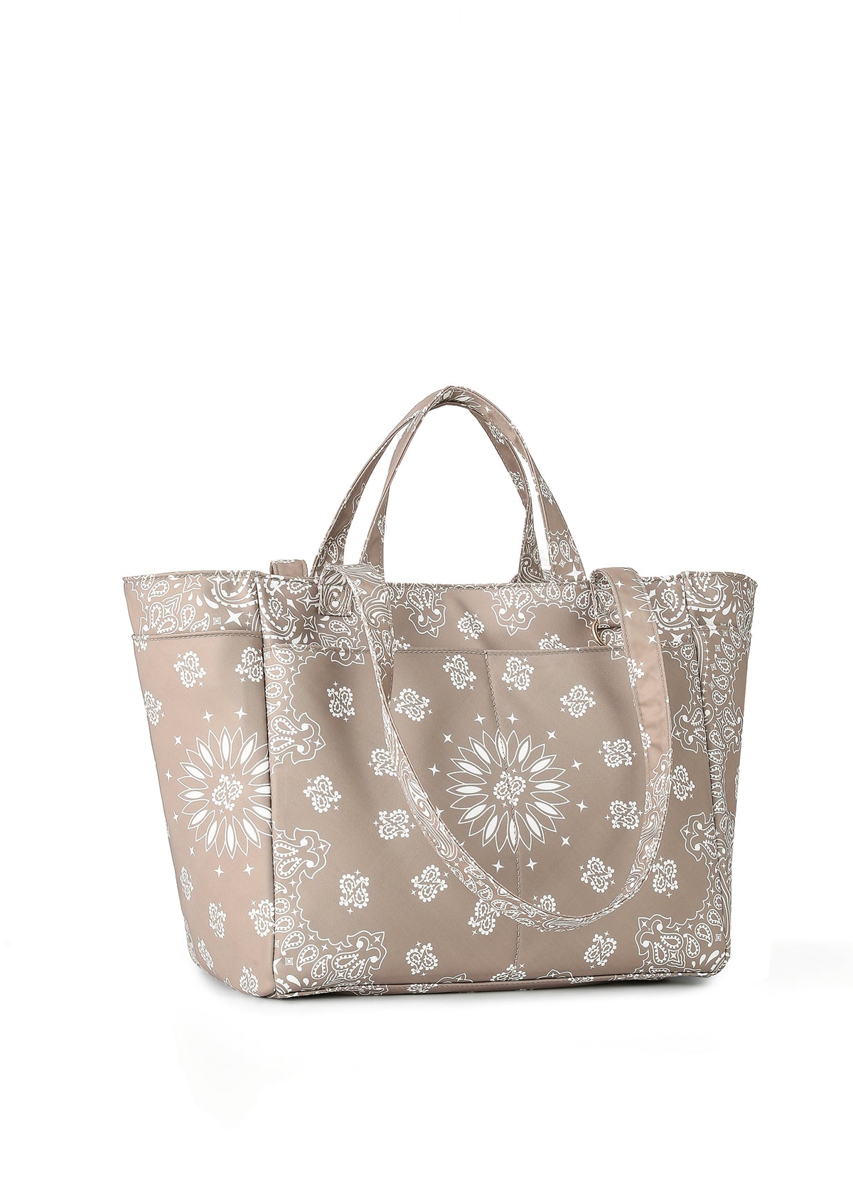 Hayden Mocha Bandana Tote