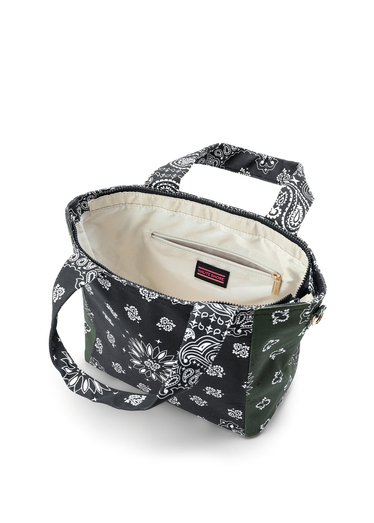 Jaime Black/Army Bandana Tote