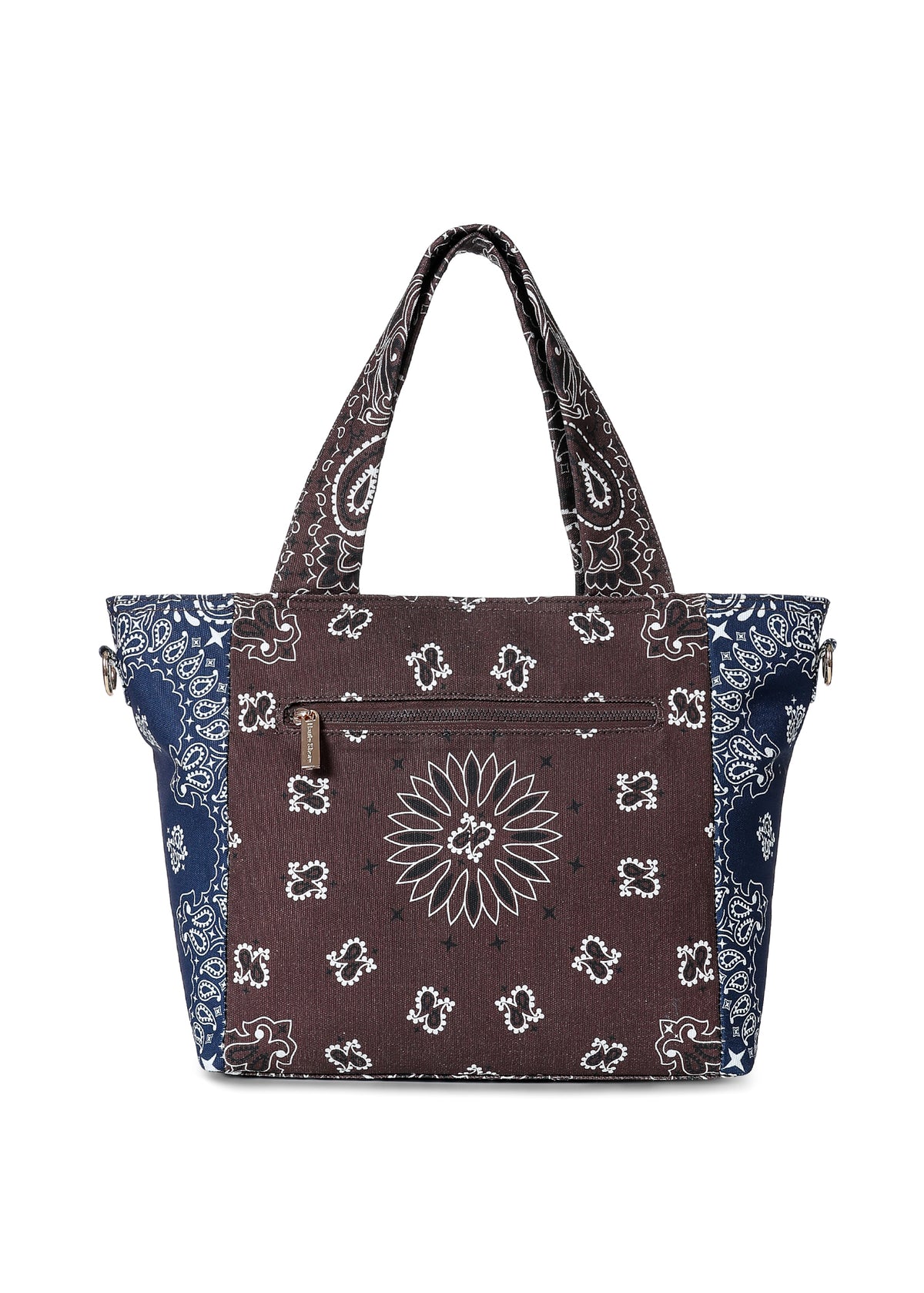 Jaime Brown/Navy Bandana Tote