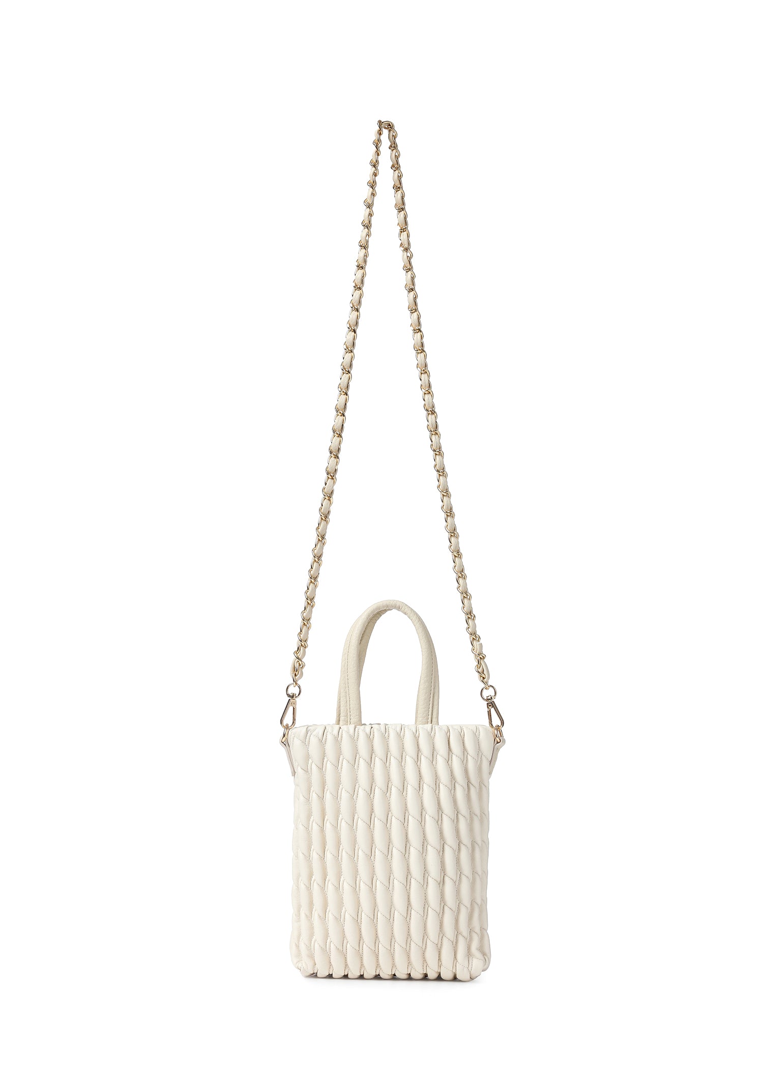 Mila Ecru Phone Crossbody Bag