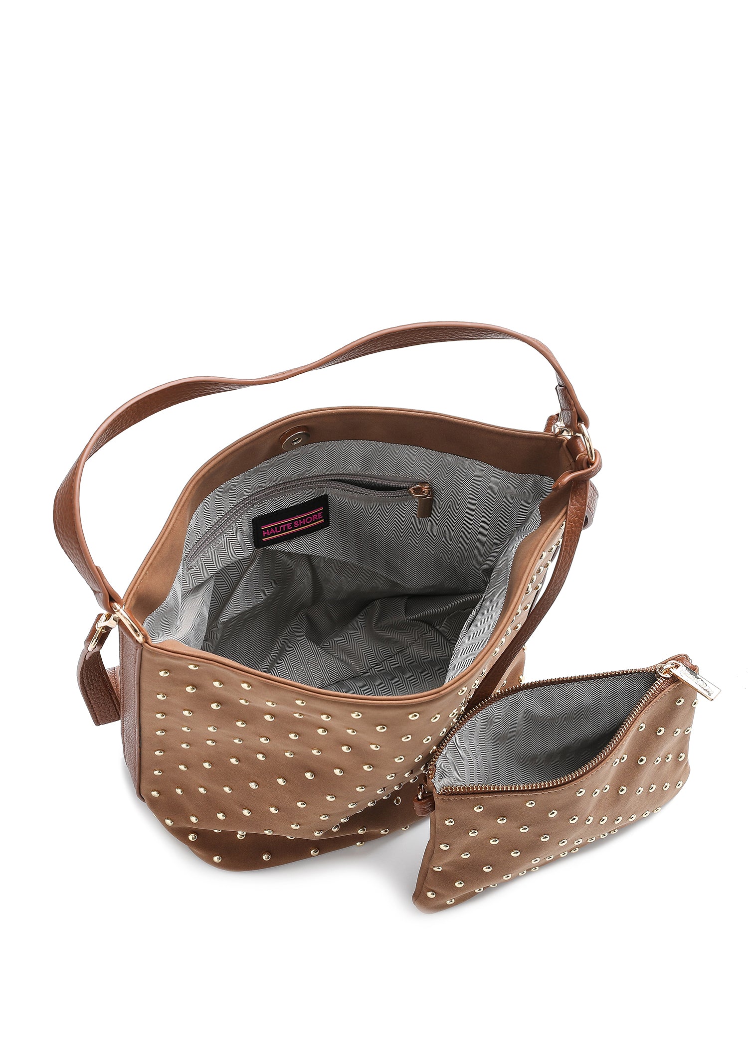 Celine Saddle Suede Shoulder Bag