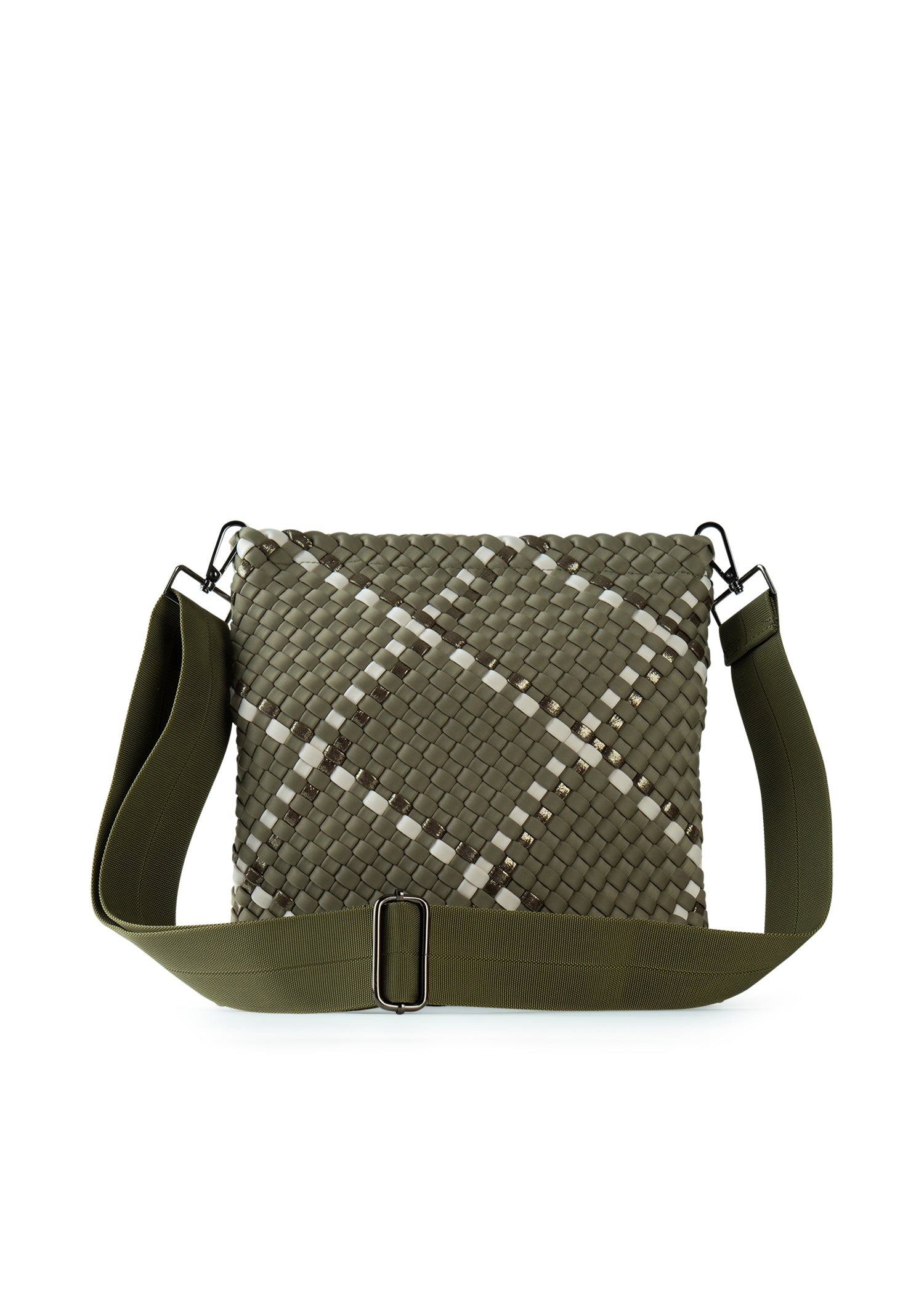 Val Sage Convertible Woven Crossbody - FINAL SALE