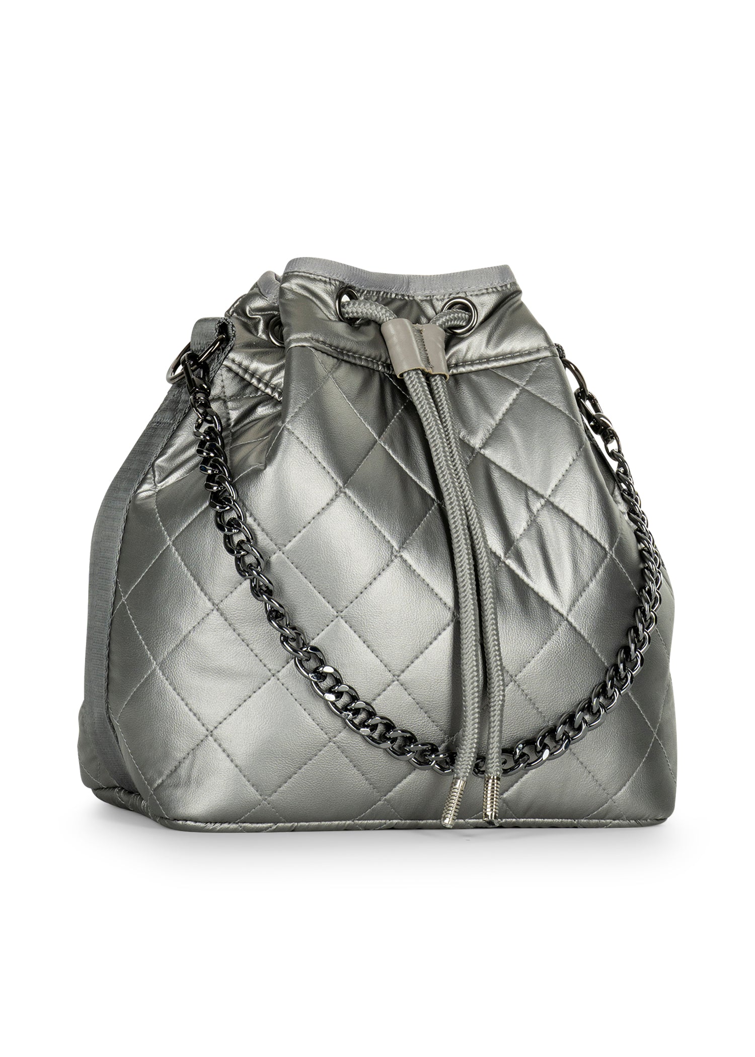 Lindsey Iron Puffer Bucket Bag - FINAL SALE