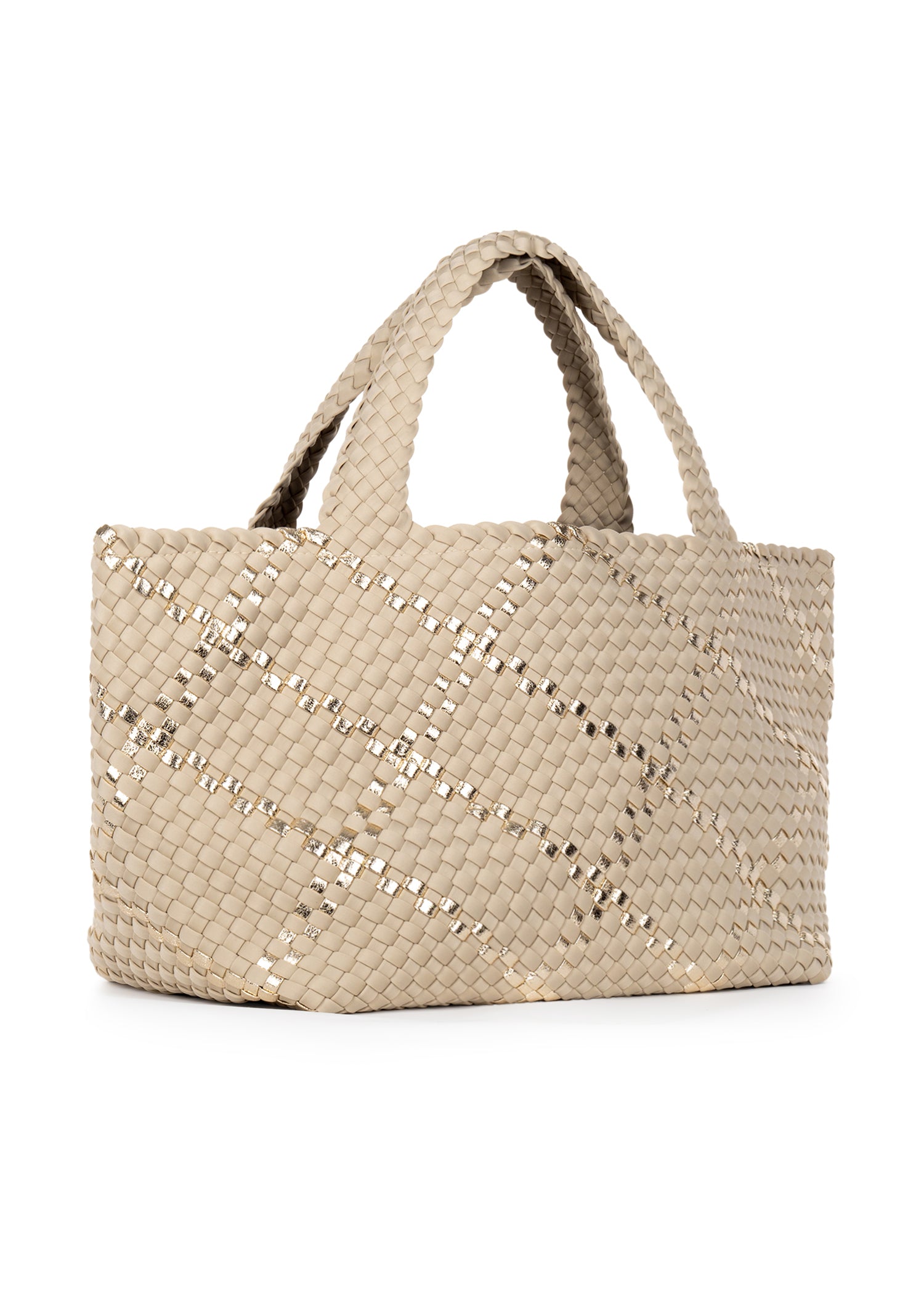 Bobbi Buff Woven Tote