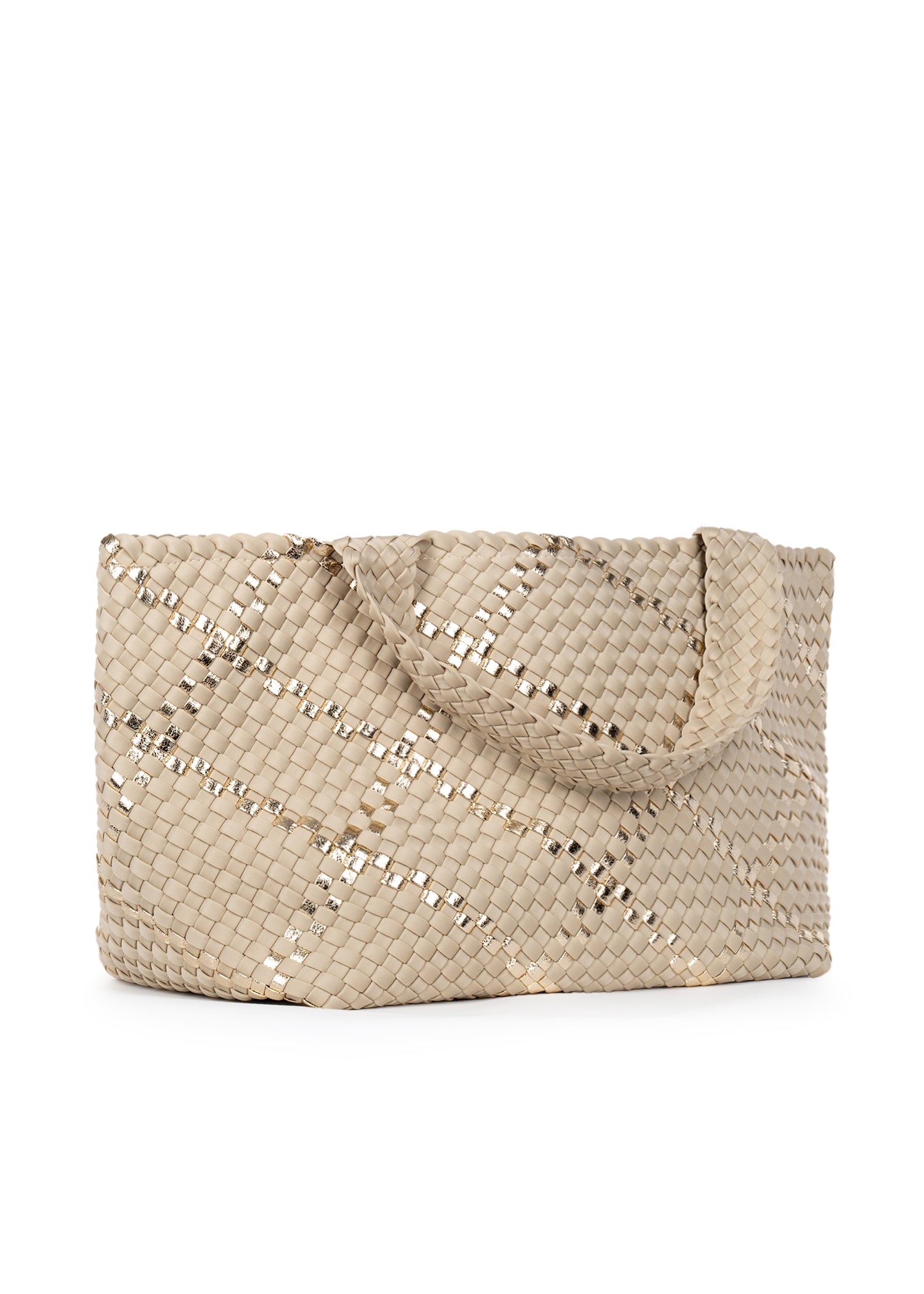 Bobbi Buff Woven Tote