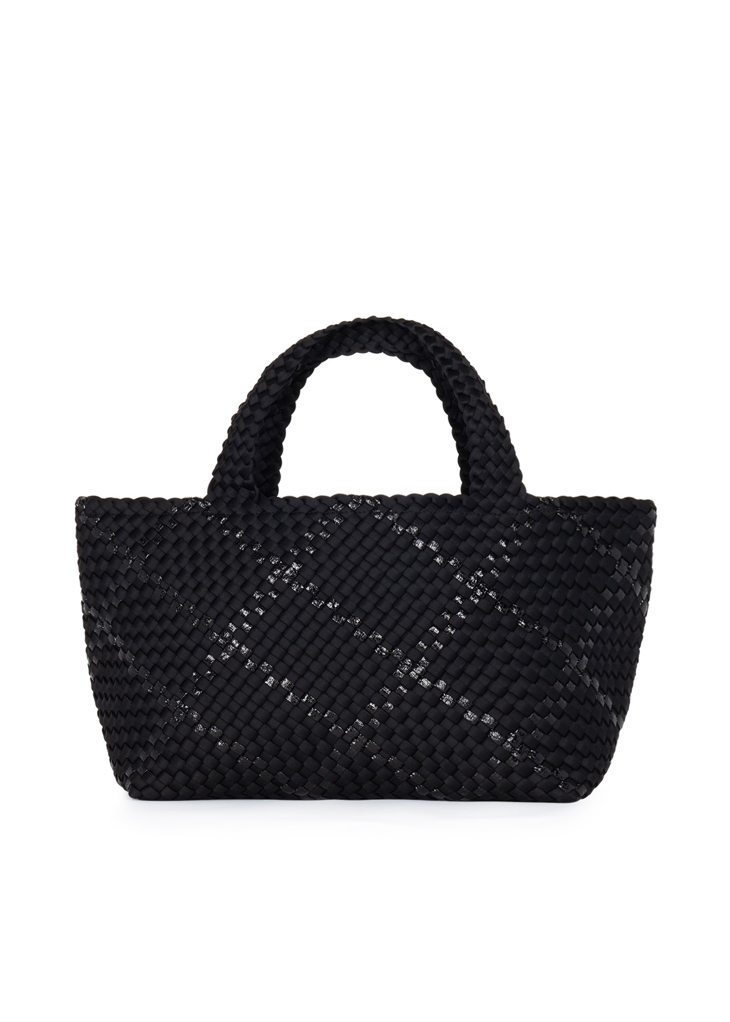 Bobbi Noir Woven Tote