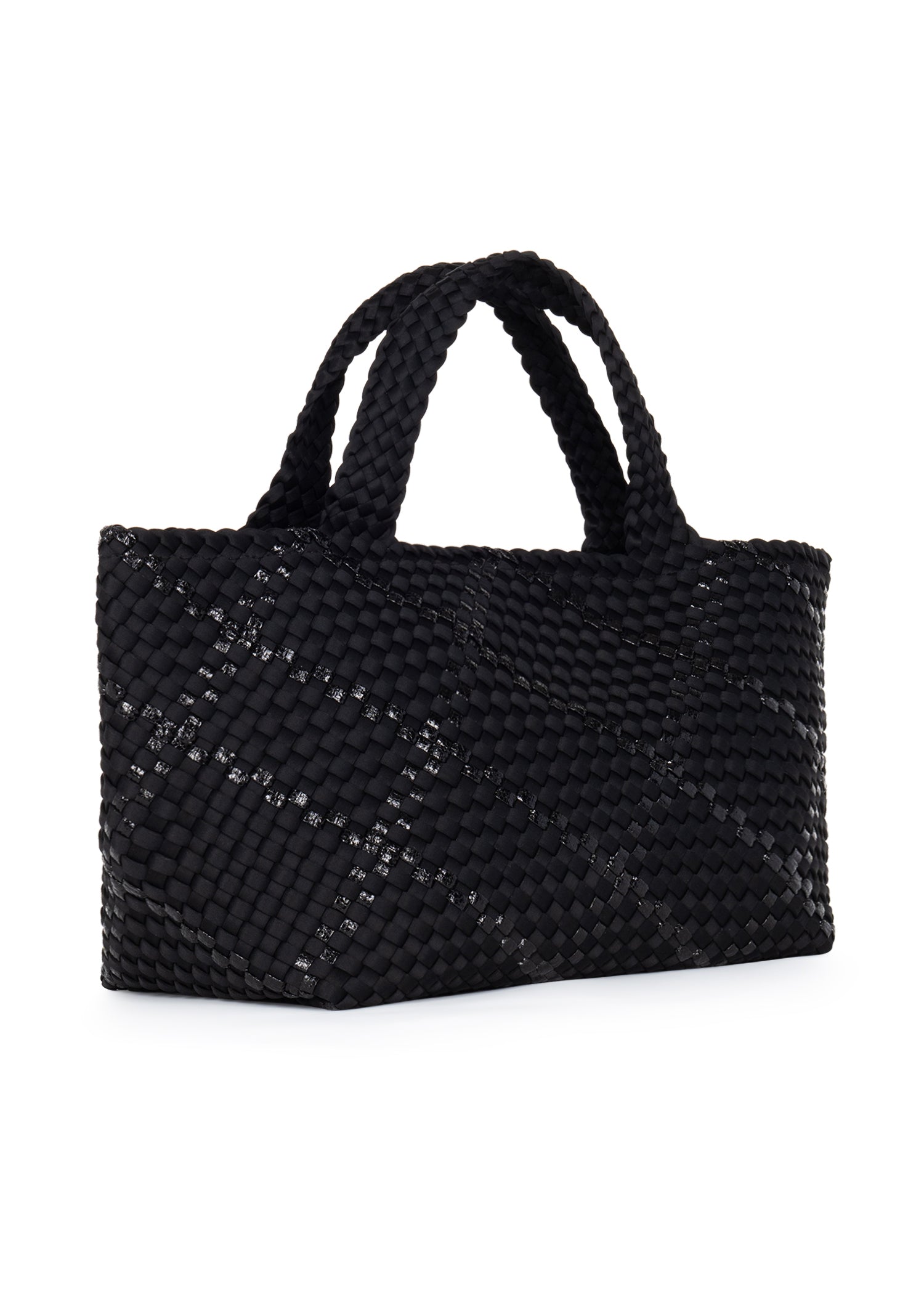 Bobbi Noir Woven Tote