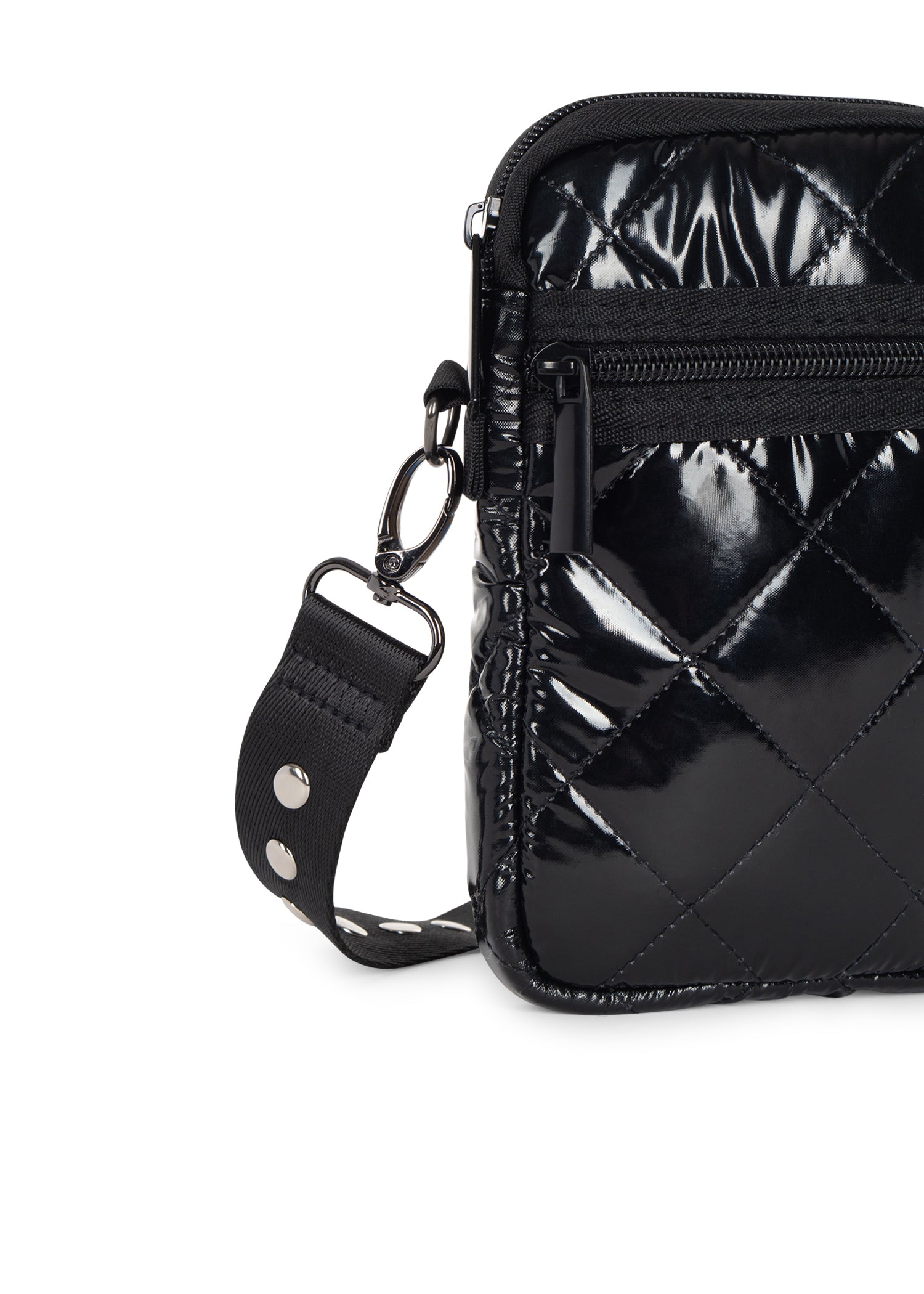 Casey Noir Quilt Cellphone Bag