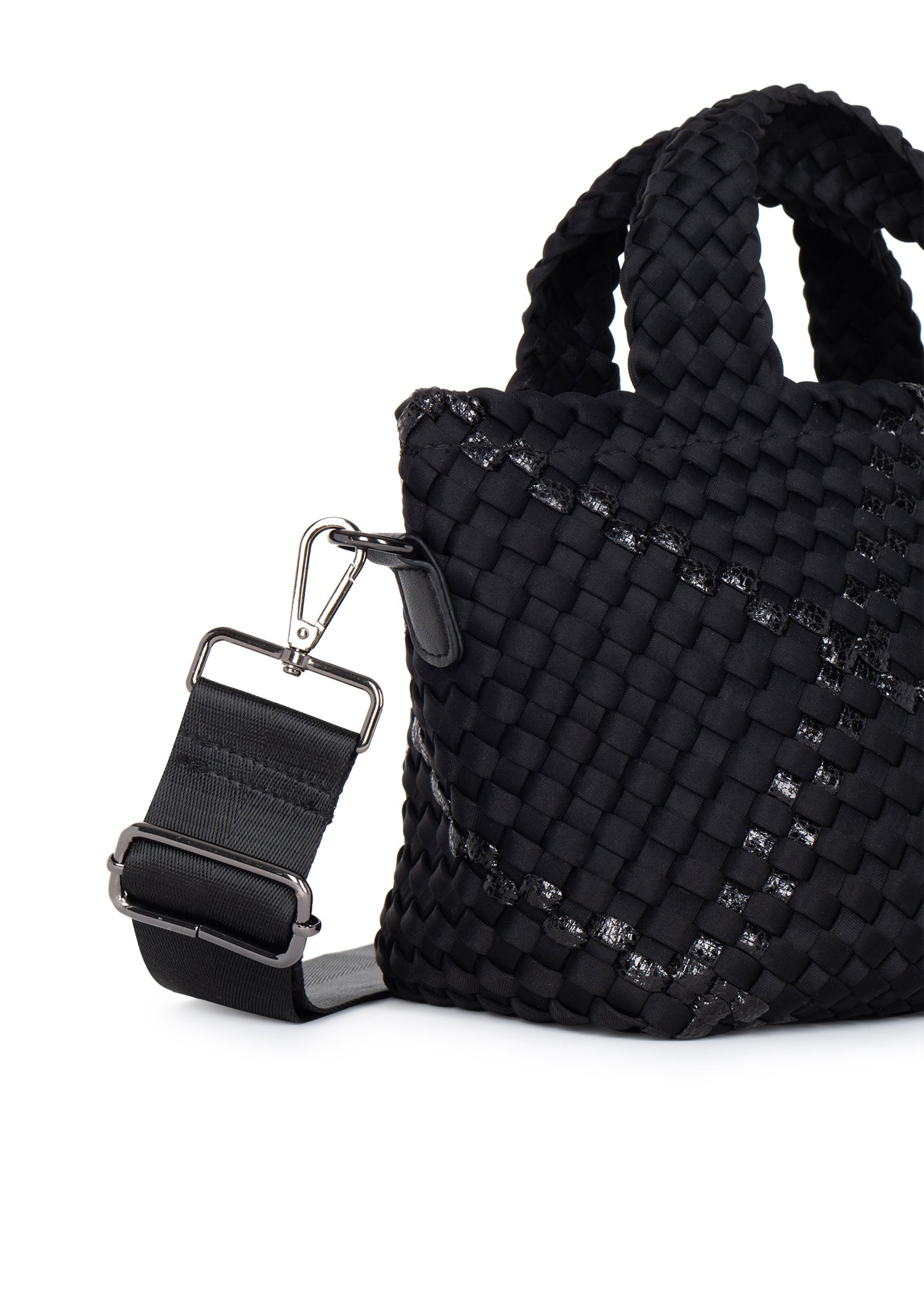 Mark Noir Woven Mini Tote