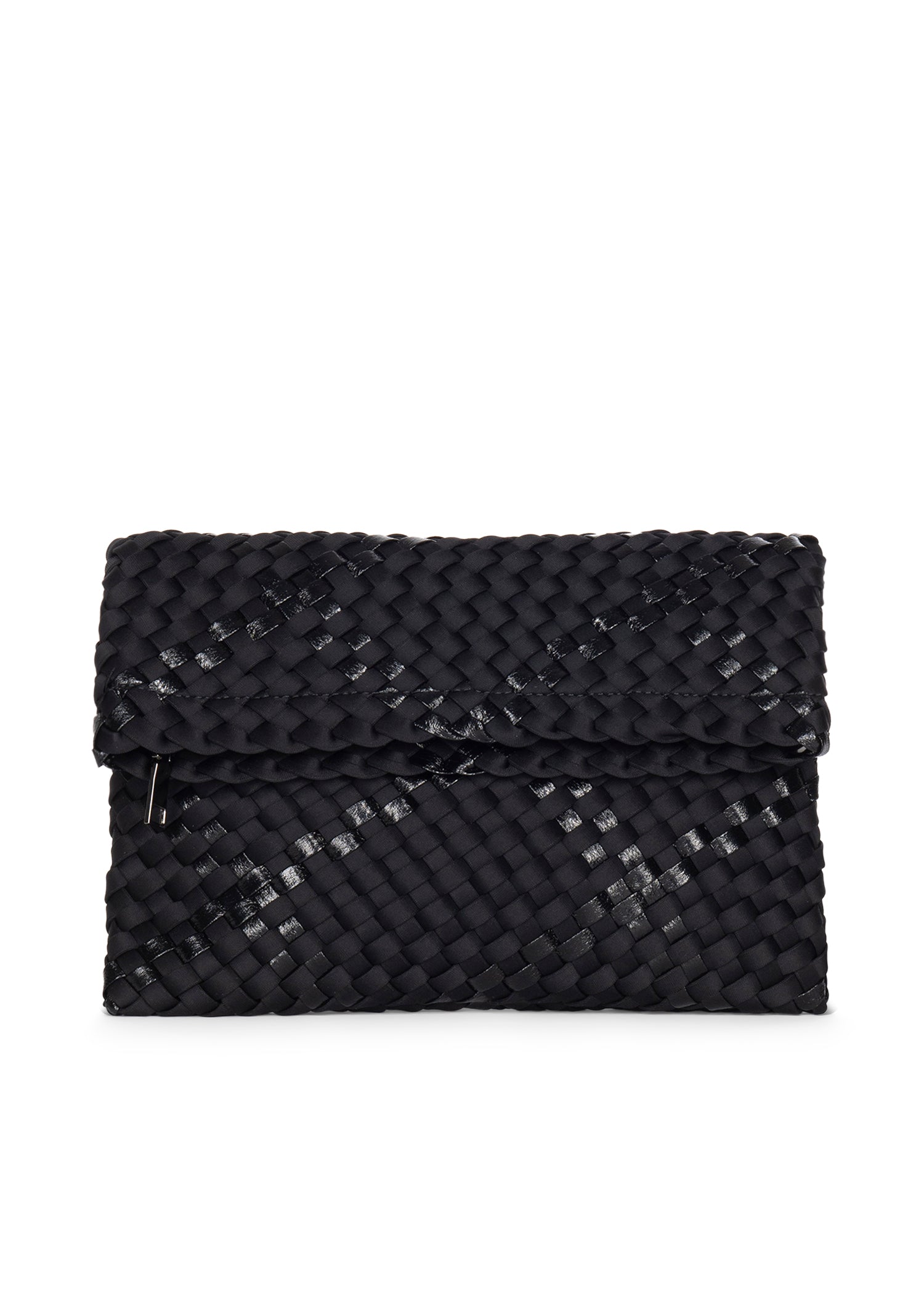 Val Noir Convertible Woven Crossbody