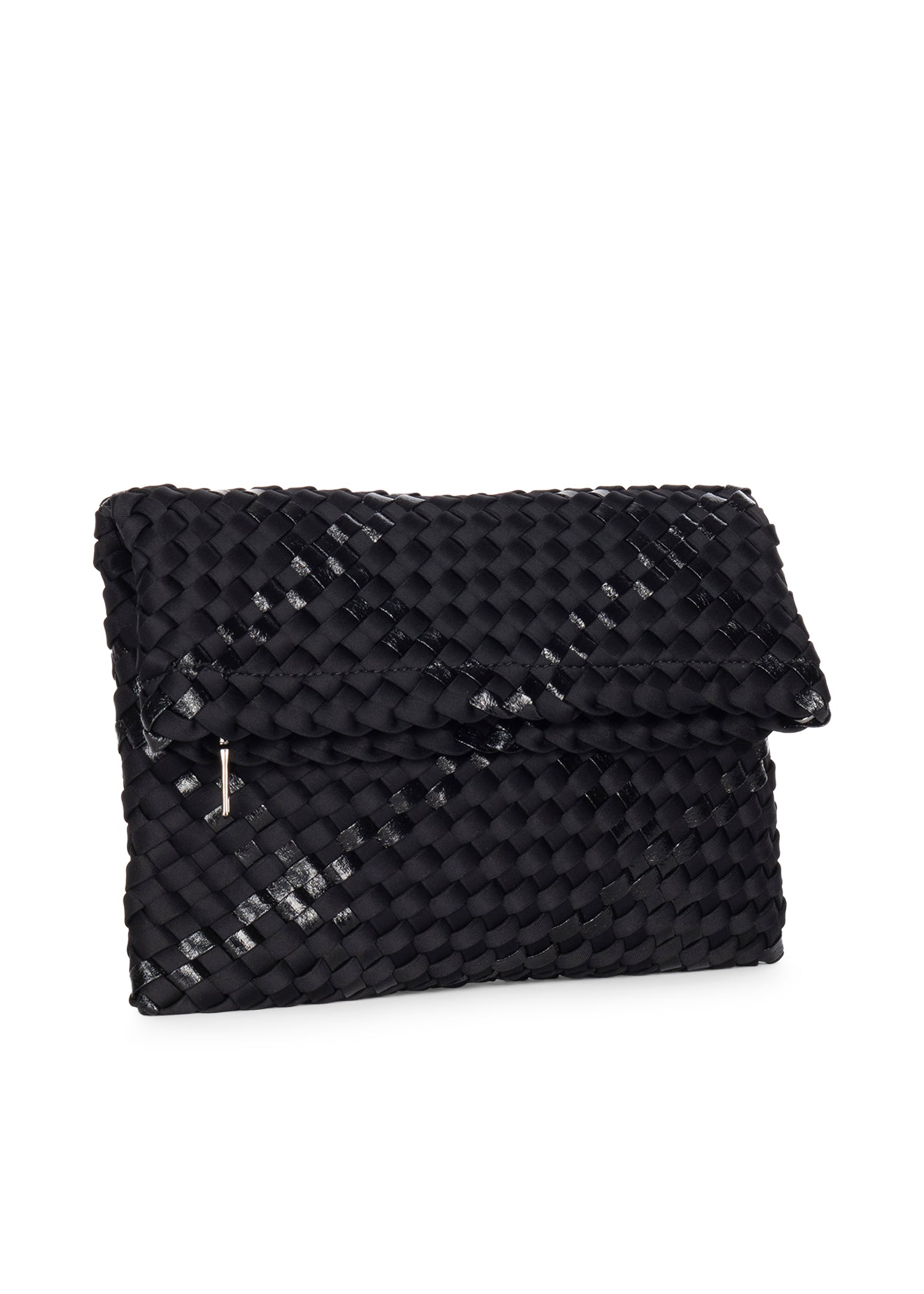 Val Noir Convertible Woven Crossbody