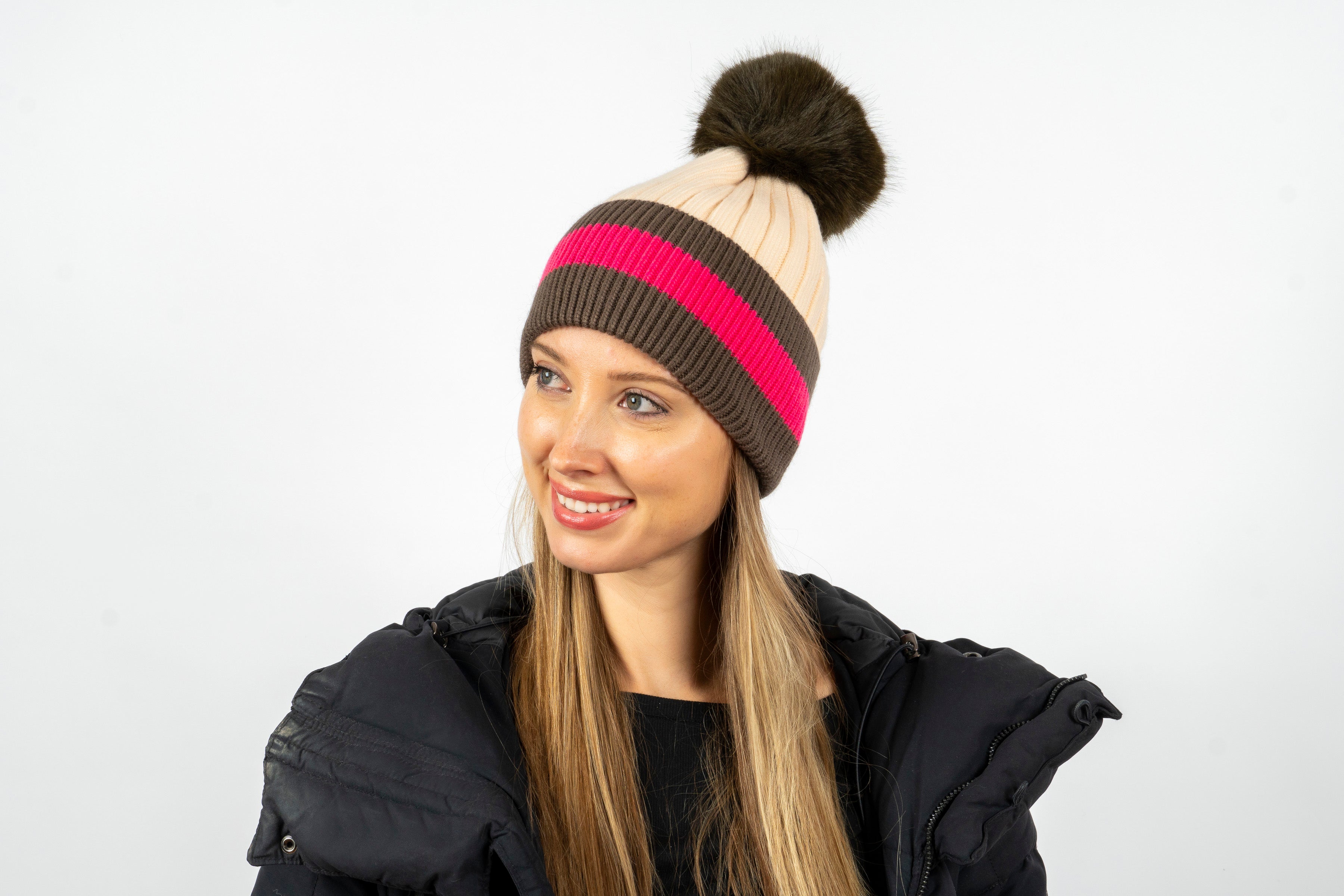 swank pom pom hat