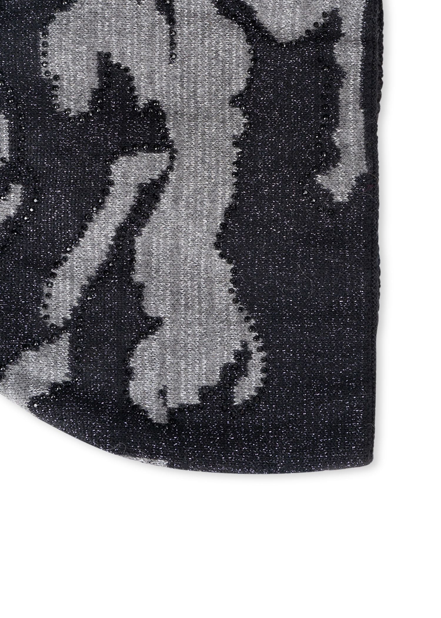 colorado black/gray camo beanie