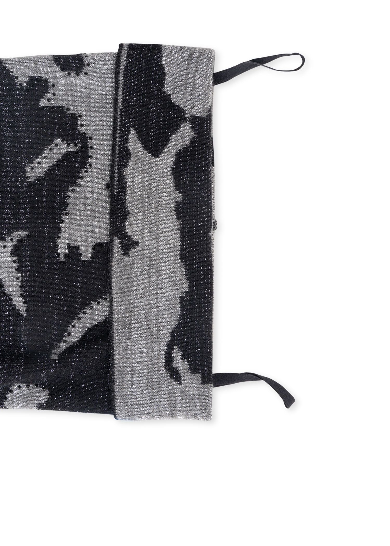 colorado black/gray camo neck warmer