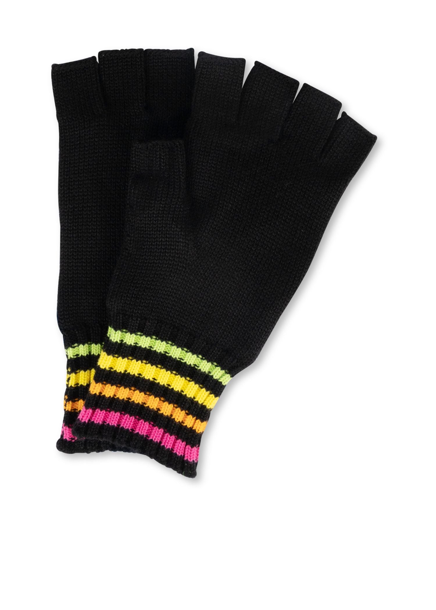 woodstock neon fingerless glove