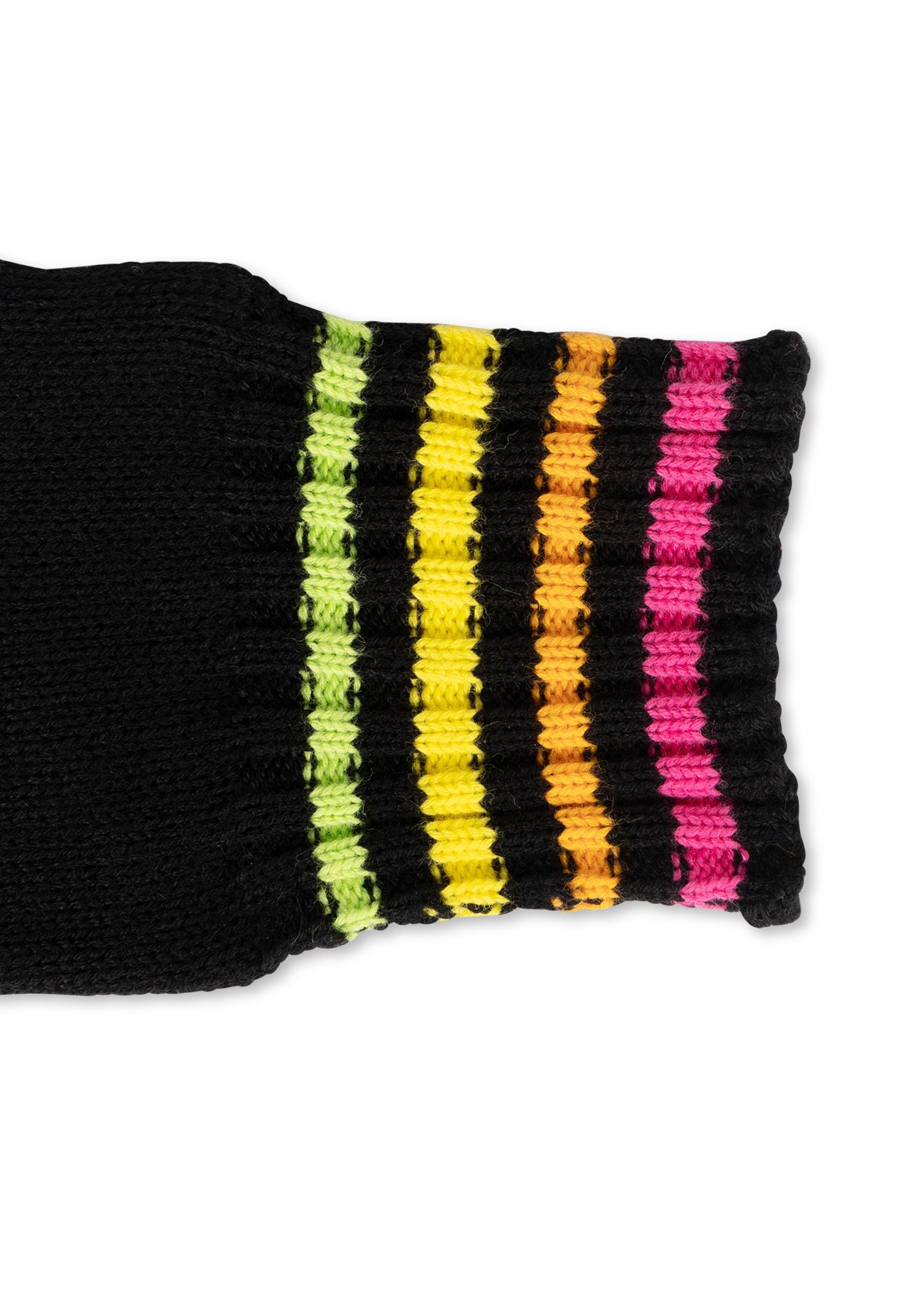 woodstock neon fingerless glove