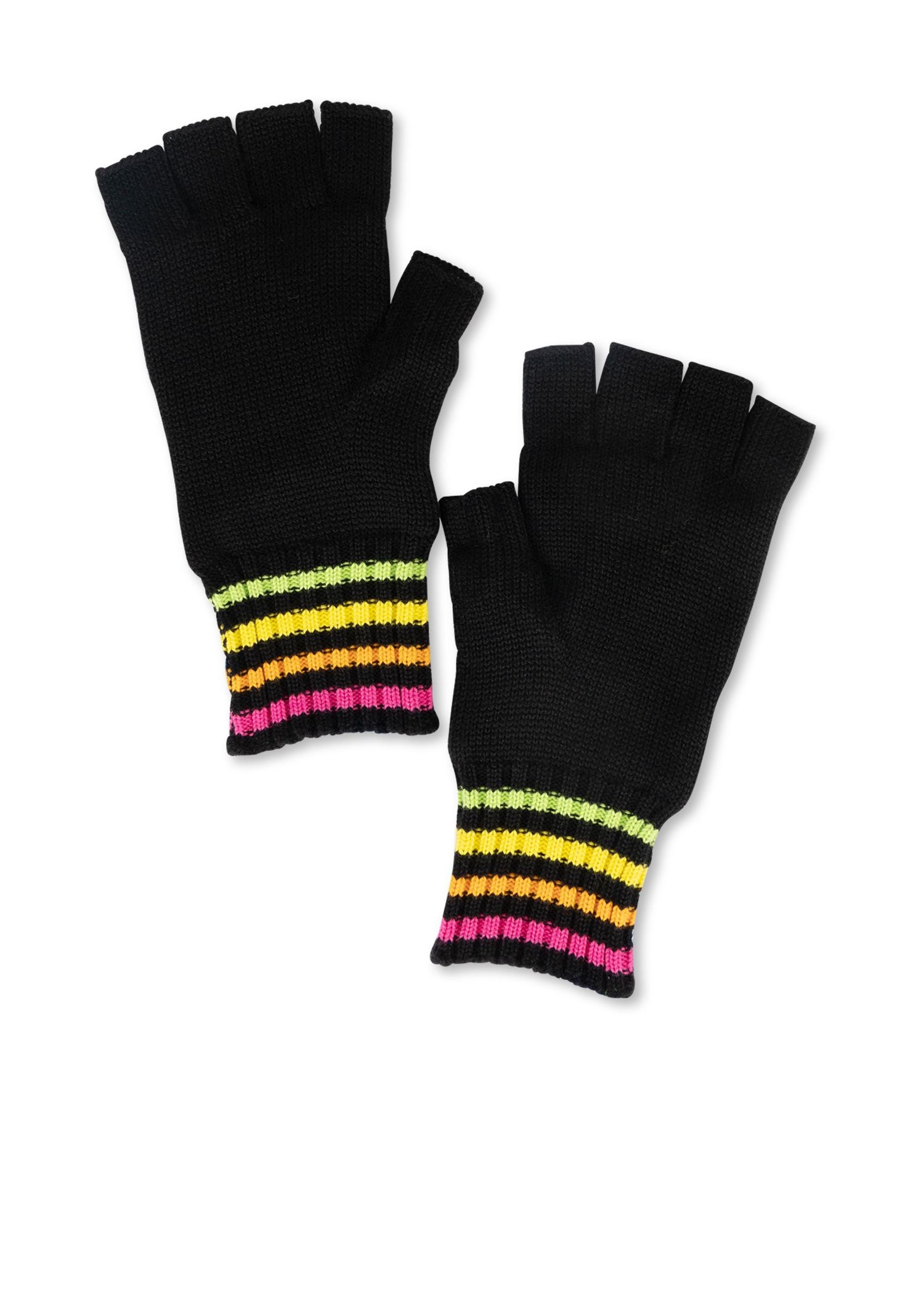 woodstock neon fingerless glove