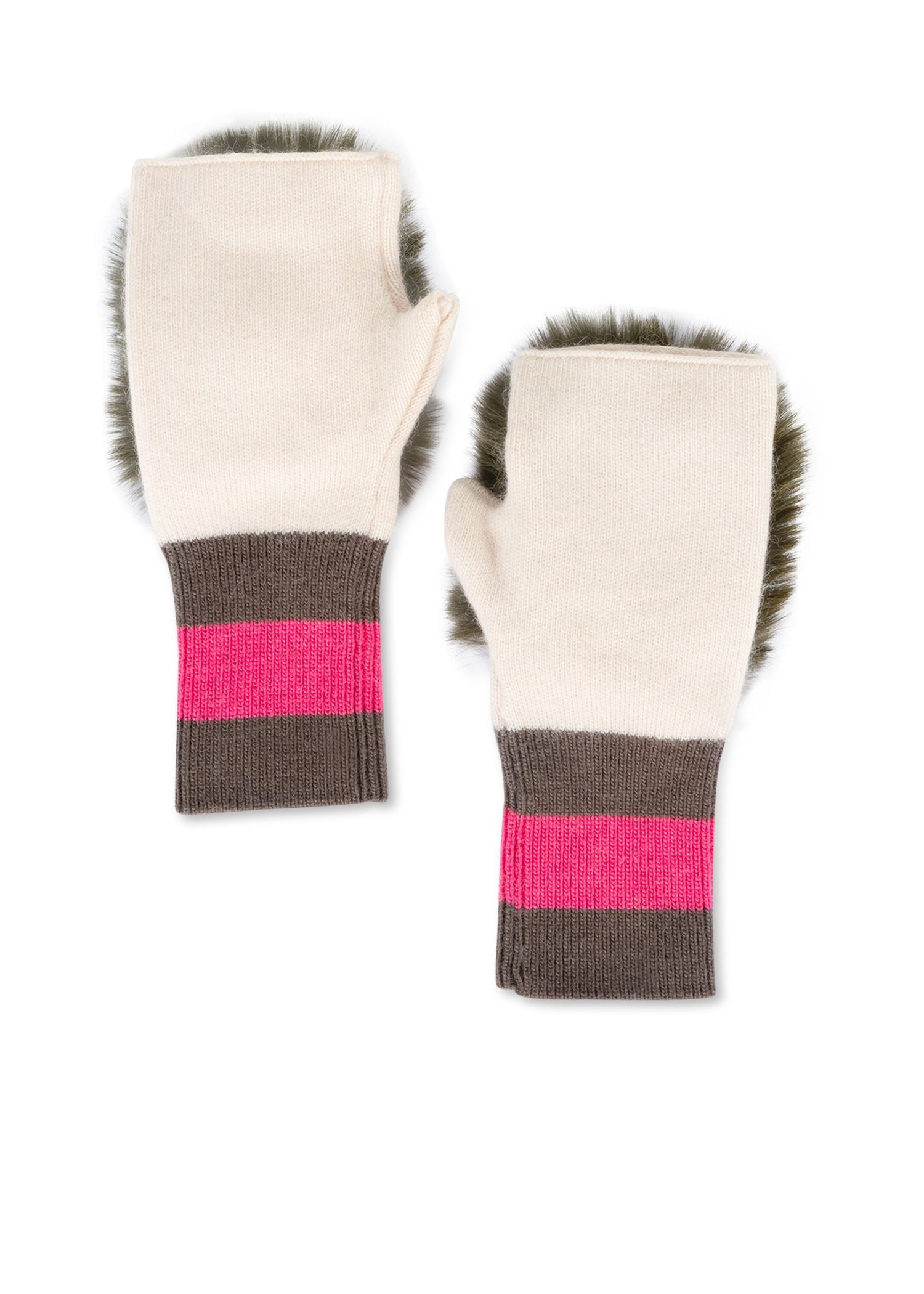 swank fluff fingerless glove