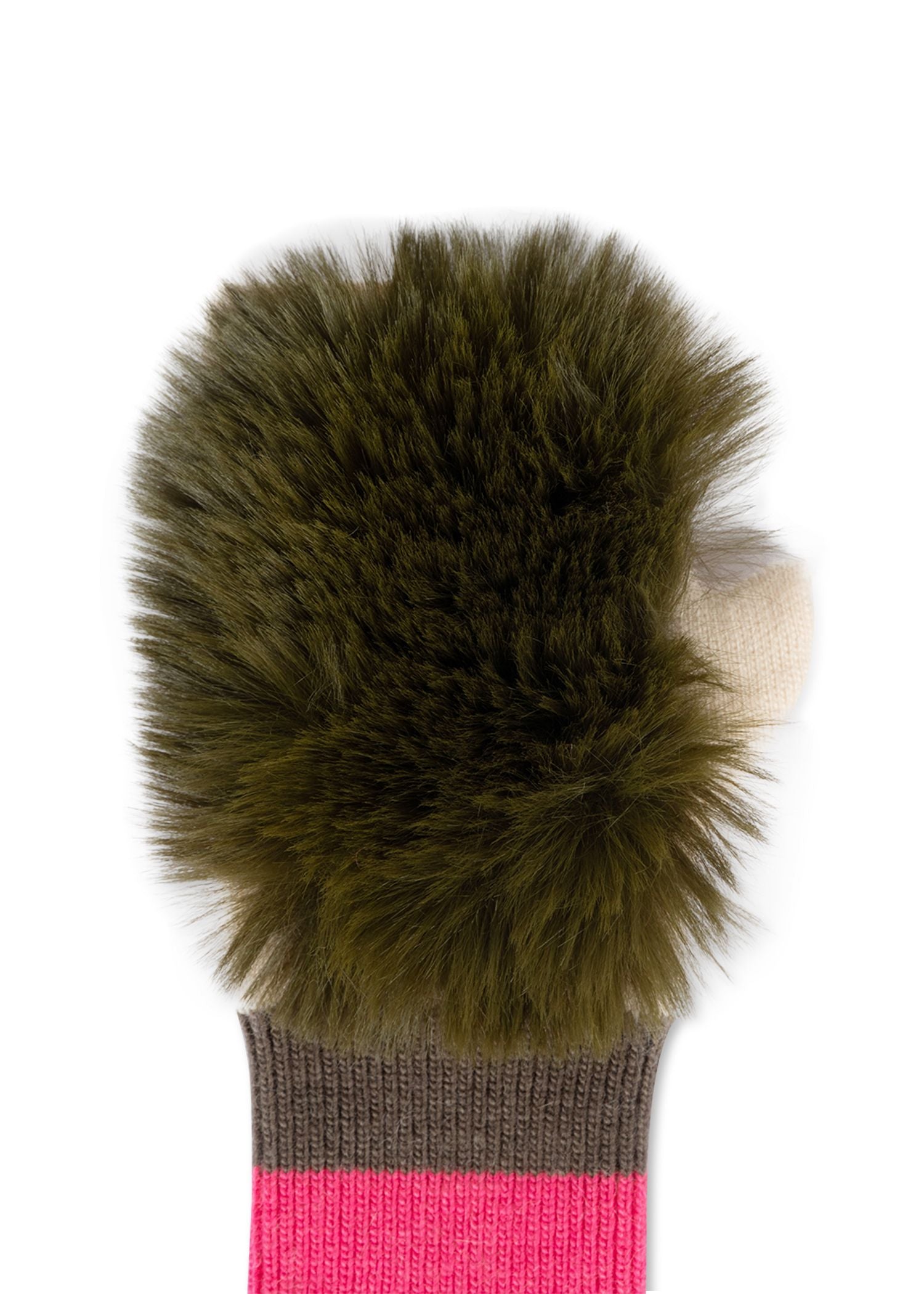 swank fluff fingerless glove