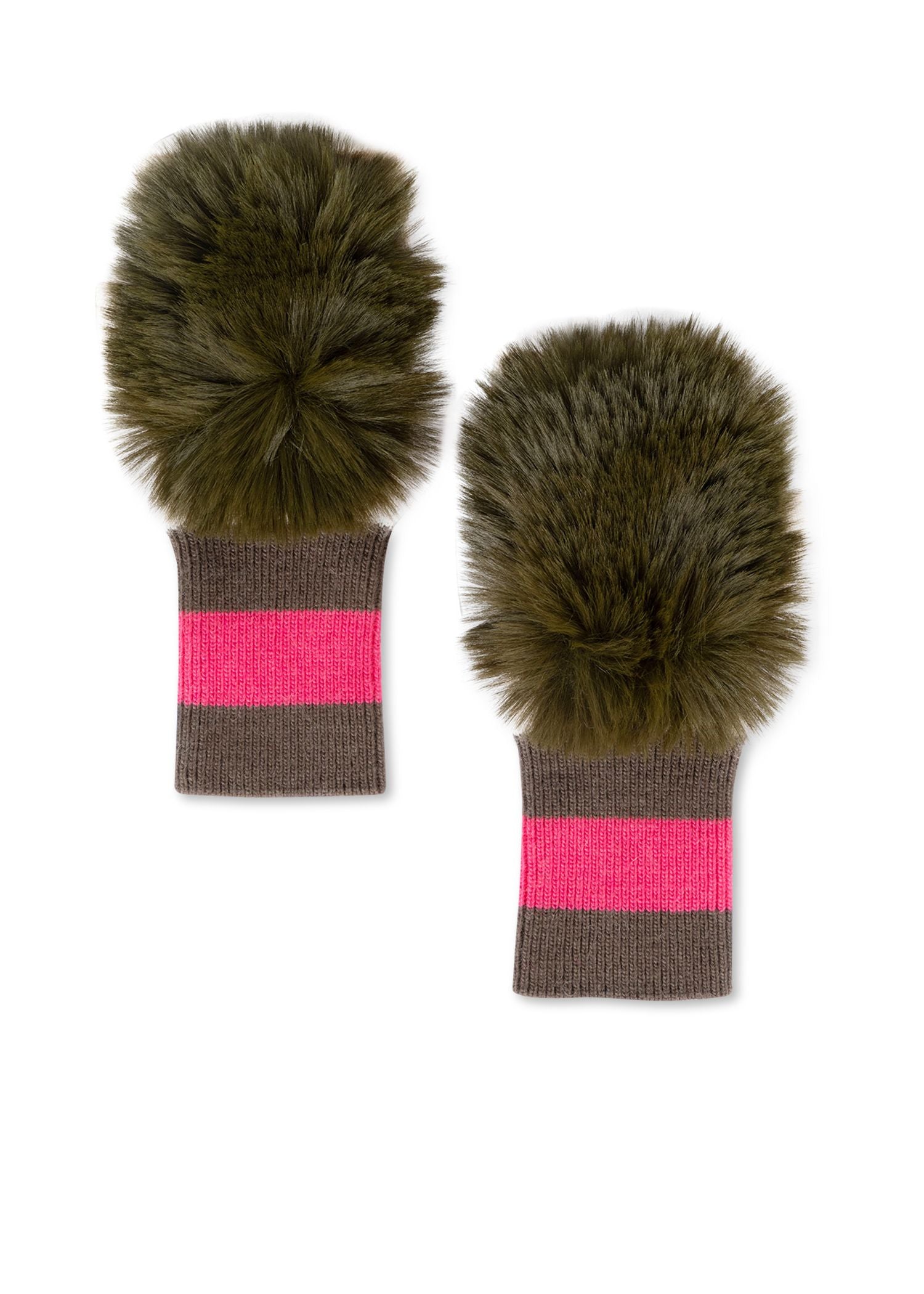 swank fluff fingerless glove