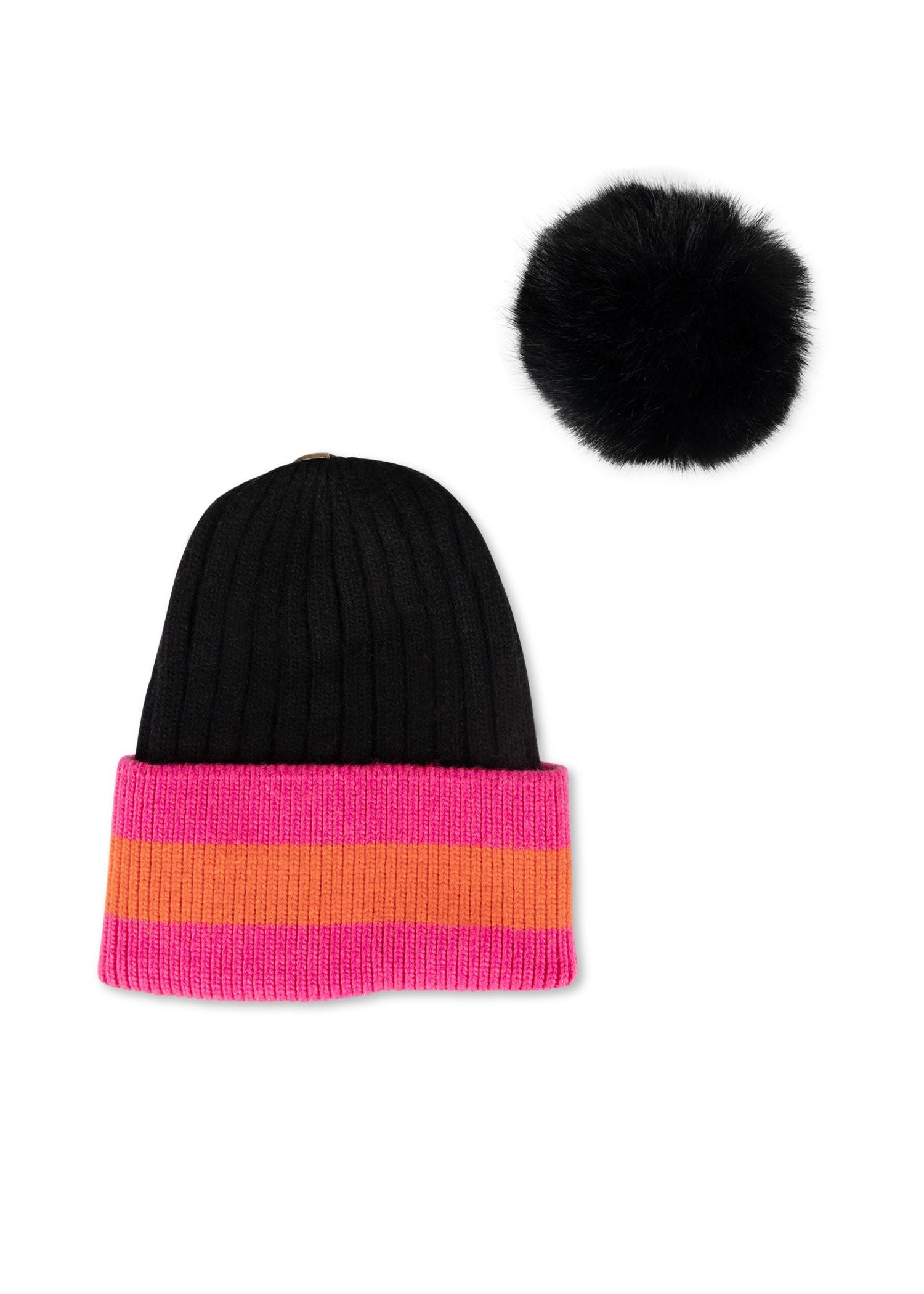 rave pom pom hat